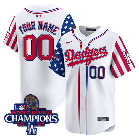 Independence Day V Los Angeles Dodgers 2025 Apor Premier Limited Custom Jersey