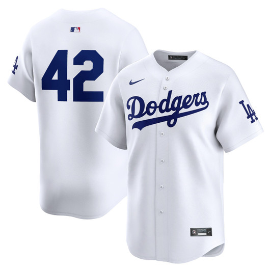 Jackie Robinson #42 Los Angeles Dodgers Nike 2024 Day Home Limited Jersey - White