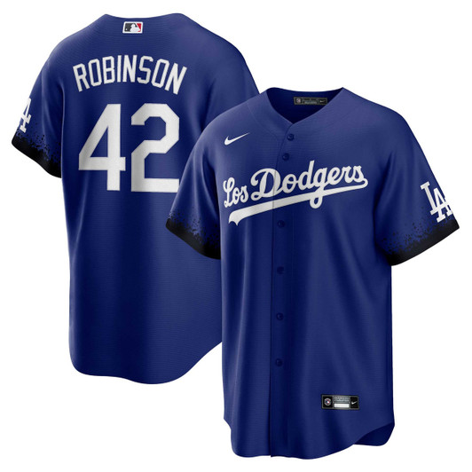 Jackie Robinson #42 Los Angeles Dodgers Nike City Connect Limited Player Jersey - Royal