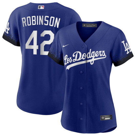Jackie Robinson #42 Los Angeles Dodgers Nike Women'S City Connect Limited Player Jersey - Royal