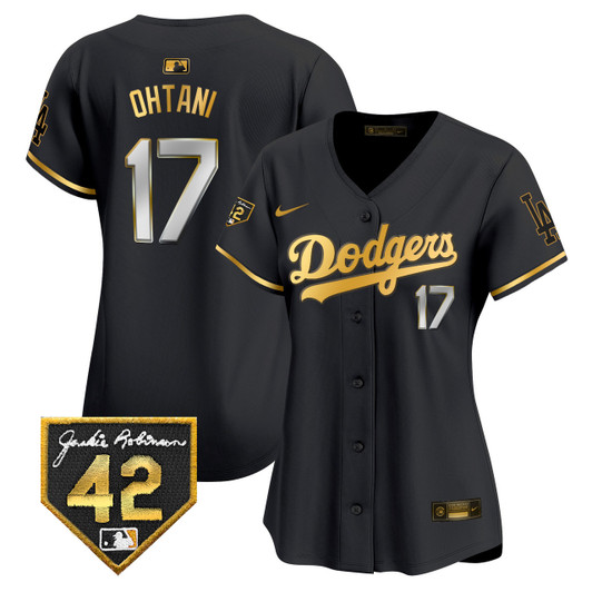 Jackie Robinson #42 Los Angeles Dodgers Women'S 2024 Patch Vapor Premier Limited Jersey