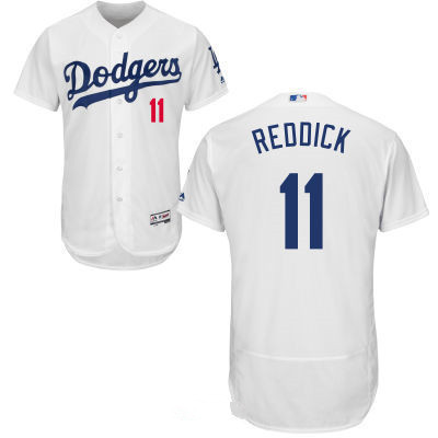 Josh Reddick #11 Los Angeles Dodgers Majestic 2016 Home Limited Flex Base Jersey - White
