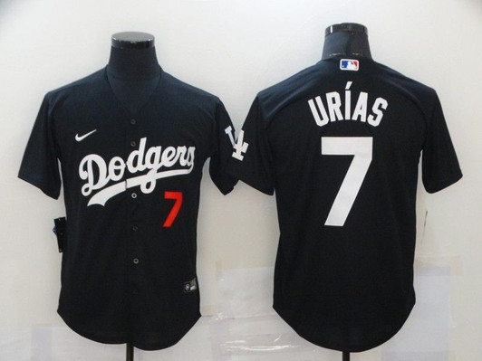 Julio Urias #7 Los Angeles Dodgers 2020 Limited Jersey - Black
