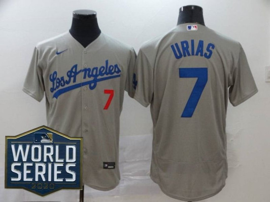 Julio Urias #7 Los Angeles Dodgers 2020 Limited Jersey - Grey