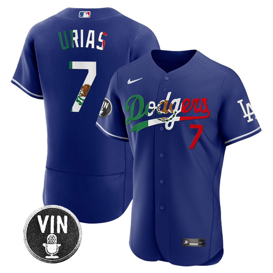 Julio Urias #7 Los Angeles Dodgers Mexico Special Limited Jersey