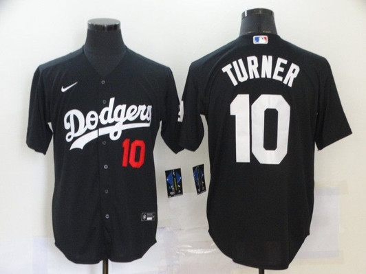 Justin Turner #10 Los Angeles Dodgers 2020 Limited Jersey - Black