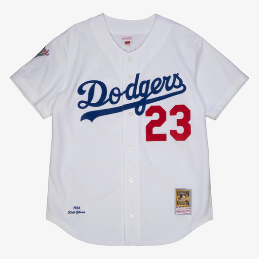 Kirk Gibson #23 Los Angeles Dodgers 1988 Authentic Jersey - White