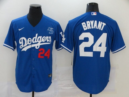 Kobe Bryant #24 Los Angeles Dodgers 2020 Tribute Limited Jersey - Navy Blue