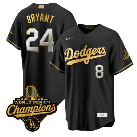 Kobe Bryant #24 Los Angeles Dodgers Premier Jersey - Gold