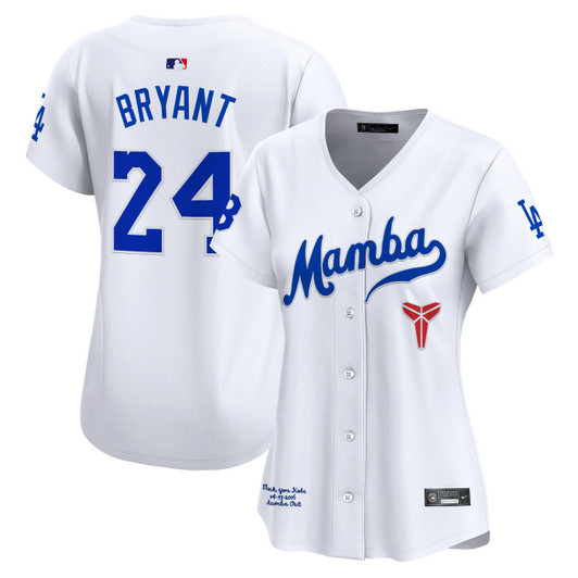 Kobe Bryant #24 Los Angeles Dodgers Women'S Mamba Vapor Premier Limited Jersey