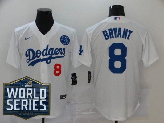 Kris Bryant #8 Los Angeles Dodgers 2020 Limited Jersey - White