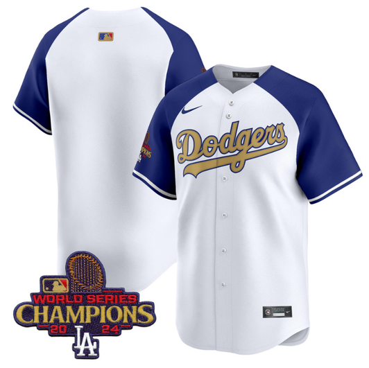 Los Angeles Dodgers 2025 No Name Vapor Premier Limited Alternate Team Jersey - Gold