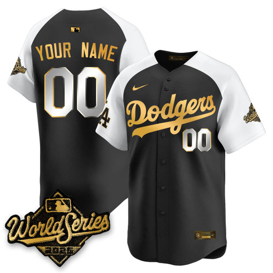 Los Angeles Dodgers 2025 World Series Limited Custom Jersey - Gold