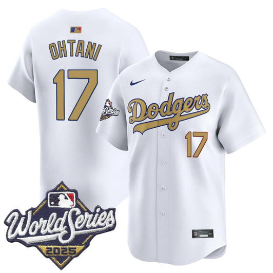 Los Angeles Dodgers 2025 World Series Vapor Premier Limited Jersey - Gold
