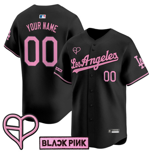 Los Angeles Dodgers 2025 X Blackpink Vapor Premier Limited Custom Jersey