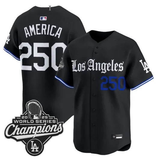Los Angeles Dodgers America #250 Gothic Edition Premier Jersey