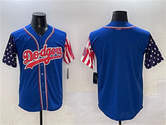 Los Angeles Dodgers Blank Limited Baseball Jersey - Royal