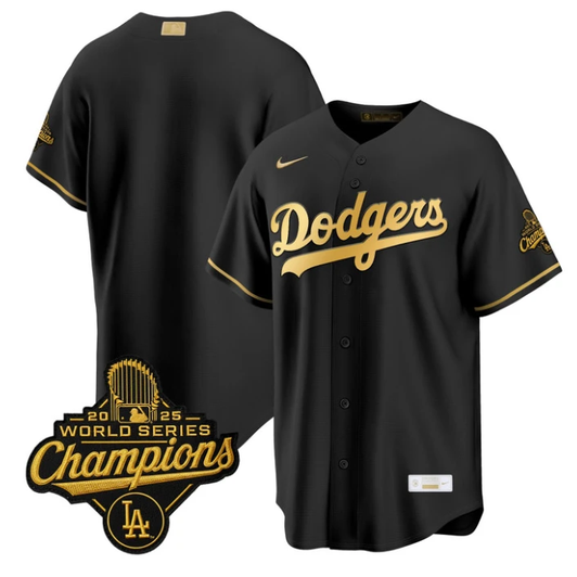 Los Angeles Dodgers Blank Premier Limited Team Jersey - Gold
