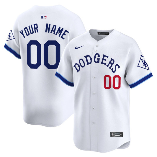 Los Angeles Dodgers Custom Dodgers Tribute Limited Jersey - White