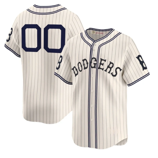 Los Angeles Dodgers Limited Custom Jersey - Cream
