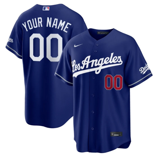 Los Angeles Dodgers Limited Custom Jersey - Royal Blue