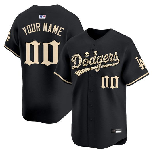 Los Angeles Dodgers Halloween Mummy Edition Premier Limited Custom Jersey