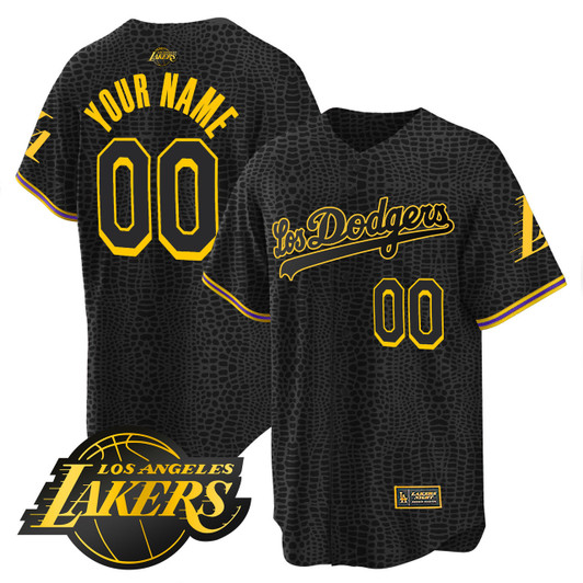 Los Angeles Dodgers Los Cool Base Mamba Limited Custom Jersey