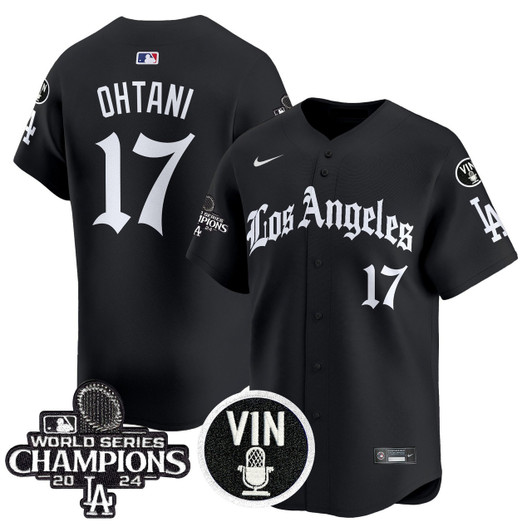 Los Angeles Dodgers Men 2025 La Gothic Style Vapor Premier Limited Jersey