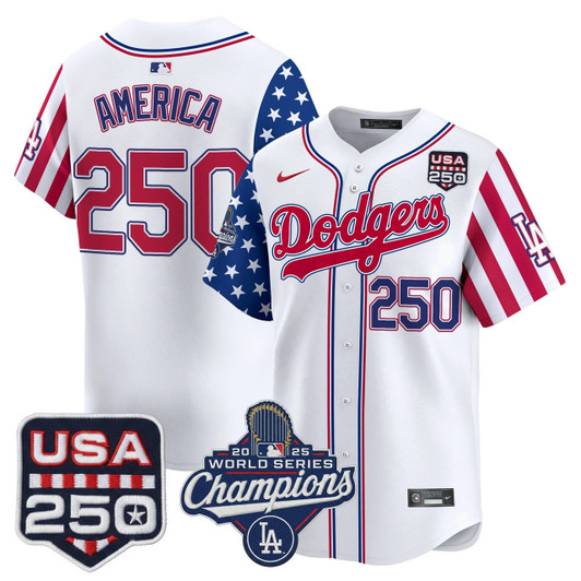 Los Angeles Dodgers Men America250 Edition Vapor Premier V2 Limited Jersey