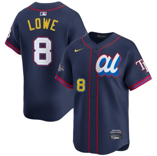 Brandon Lowe #8 American League 2025 All-Star Limited Jersey - Navy