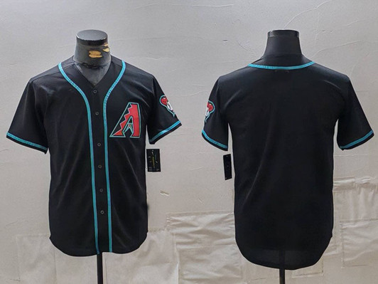 Arizona Diamondbacks Blank Cool Base Limited Baseball Jerseys Jersey - Black