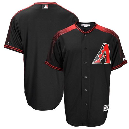 Arizona Diamondbacks Majestic Tall Big Alternate Limited Cool Base Team Jersey - Black