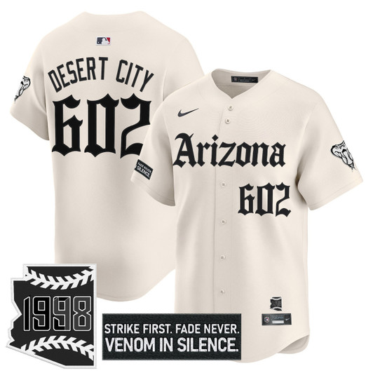 Gothic Desert Arizona Diamondbacks Men'S ' Fang Edition' Vapor Premier Limited Jersey