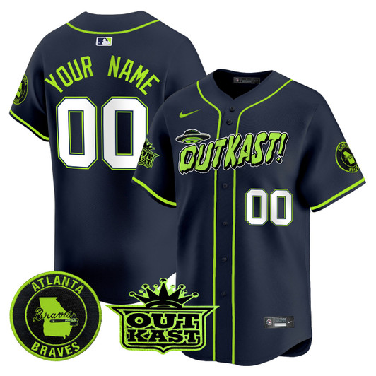Atlanta Braves Atliens Vapor Premier Limited V3 Custom Jersey
