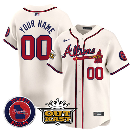 Atlanta Braves Atliens Vapor Premier Limited V4 Custom Jersey