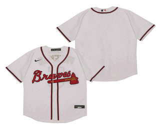 Atlanta Braves Nike Mens Limited Blank Cool Base Jersey - White
