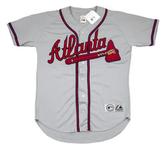 Bruce Benedict Atlanta Braves 1988 Away Limited Throwback Baseball Jersey