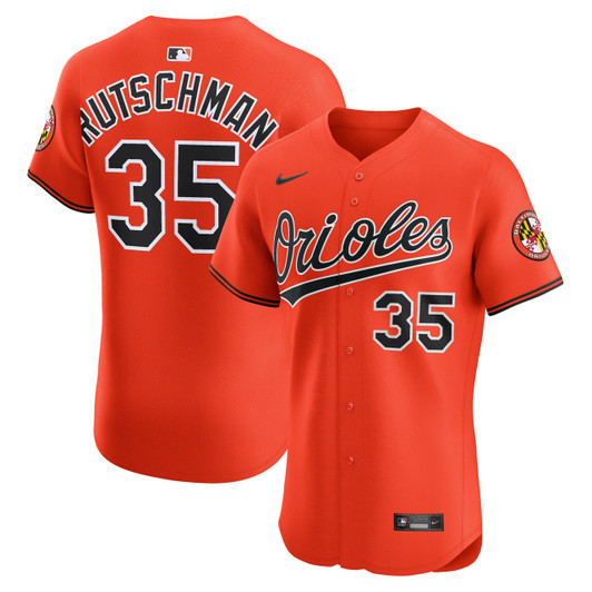 Adley Rutschman #2 Baltimore Orioles Nike Men'S Alternate Elite Jersey - Orange