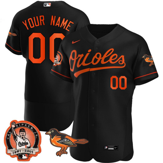 Baltimore Orioles Limited Custom Jersey - Black