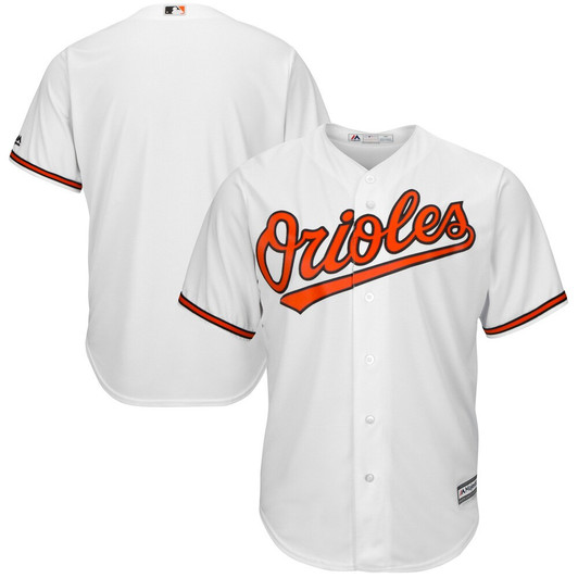 Baltimore Orioles Majestic Tall Big Limited Cool Base Team Jersey - White