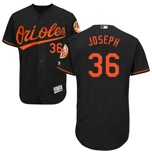 Caleb Joseph #36 Baltimore Orioles Flexbase Authentic Baseball Jersey - Black