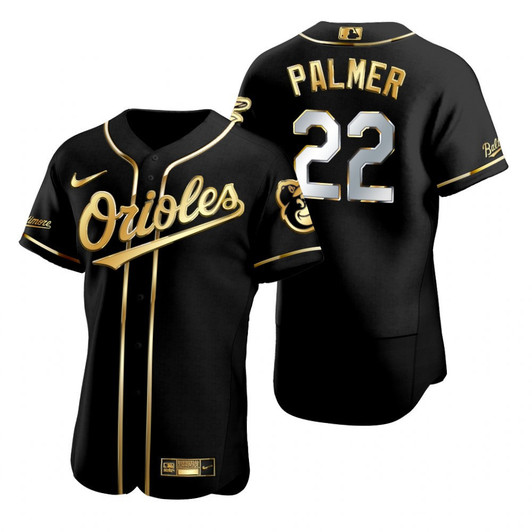 Jim Palmer #22 Baltimore Orioles Brandedition Black Gift Orioles Fans Limited Jersey - Golden
