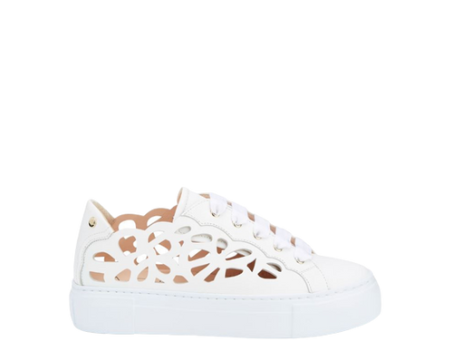 Mandi Platform Sneaker, White