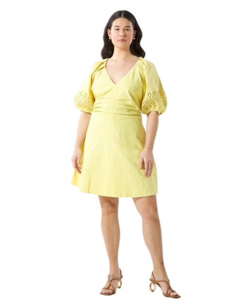 Lacey Dress, Daffodil