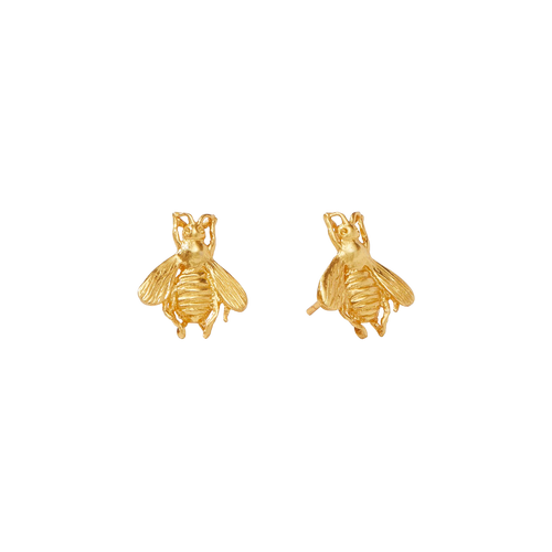 Bee Stud Earring, Gold