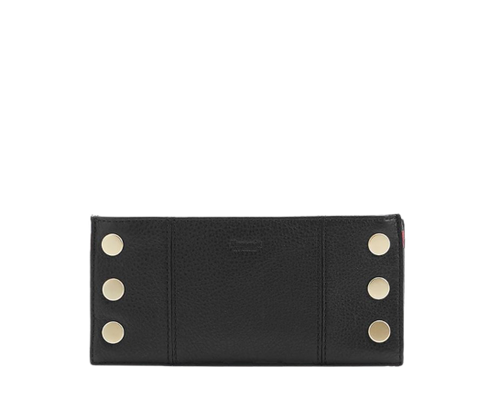 110 North Wallet, Black/Brushed Gold