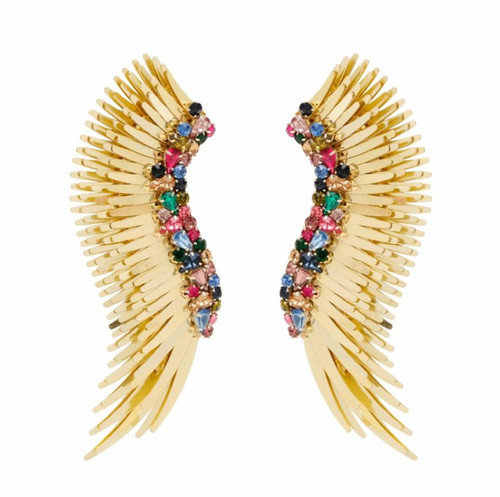 Mega Madeline Earrings, Gold Multi
