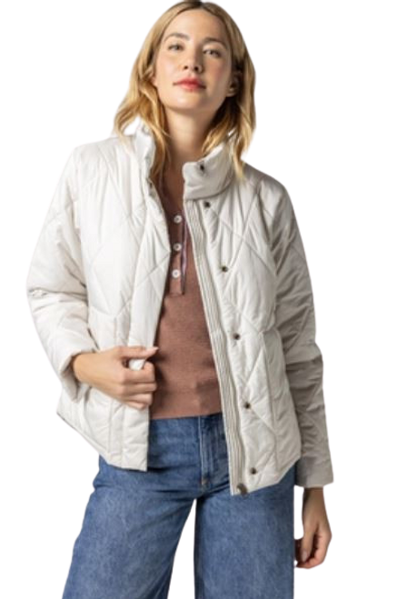 Quilted Jacket, Opal