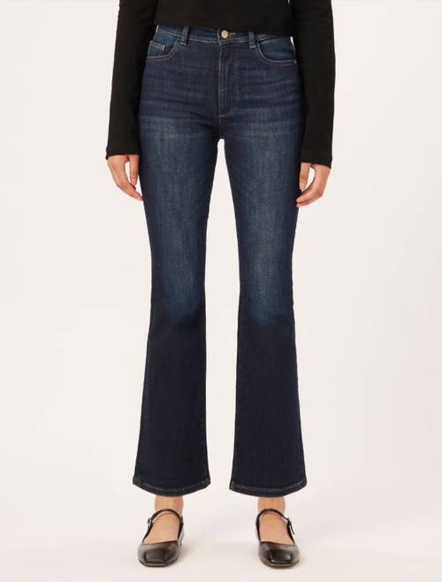 Bridget Crop Bootcut Jeans, Thunderbird