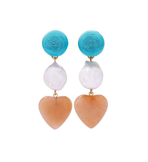 Enchanted Heart Earrings, Multi